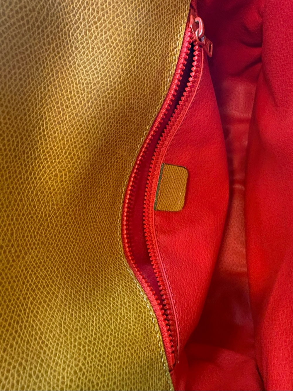 CELINE Tan Leather Crossbody Bag - Picture 4 of 6